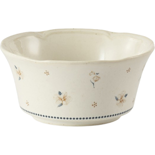 肆月法式米饭碗陶瓷酸奶碗家用新款吃饭小碗漂亮的碗具釉下彩餐具