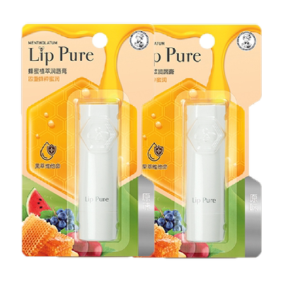 曼秀雷敦蜂蜜植萃保湿润唇膏2支