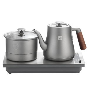 纯钛全自动上水电热烧水壶泡茶炉专用茶台嵌入式一体保温煮茶茶具