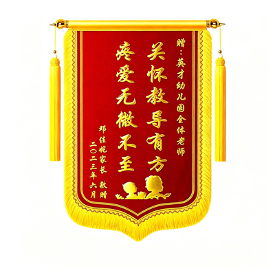 高档锦旗定做感谢老师幼儿园老师