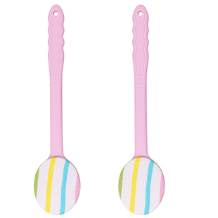 【加长】双面懒人洗澡搓背神器后背洗澡刷超软下灰长柄软毛沐浴刷