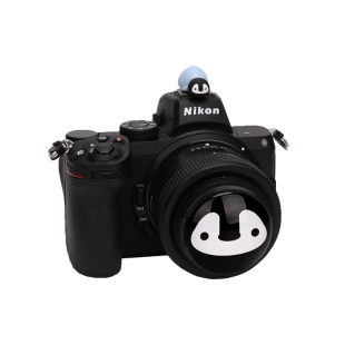 黑企鹅相机镜头盖热靴适用佳能R50小痰盂索尼ZVE10富士XT5尼康Z30