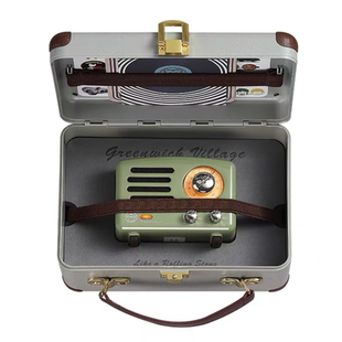 猫王妙播 小王子OTR复古蓝牙小音箱收音机K歌神器低音炮生日礼物