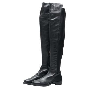 Sergio Rossi 秋冬女士饰带过膝靴高筒靴银泰百货精品 301596