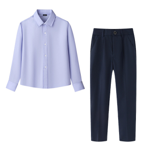 儿童演出服春秋长袖泰式校服男女童班服合唱服朗诵团体服演出服装