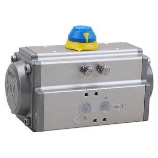 AT气动执行器气动风阀球阀蝶阀90度角行程双单作用弹簧复位气缸