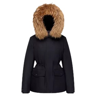 波司登2025新款品质极寒加厚高蓬松鹅绒服收腰大毛领女短款羽绒服