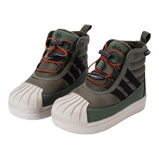 2025冬季新款男童高帮加绒运动鞋女童加绒加厚二棉鞋儿童保暖板鞋