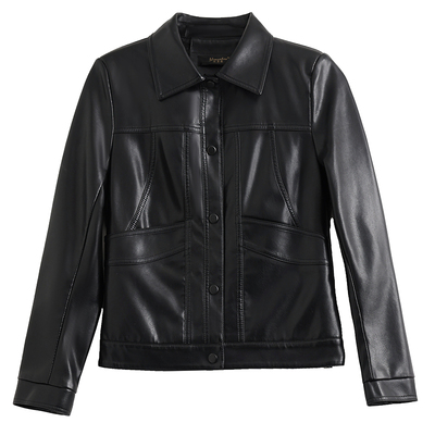 海宁真皮皮衣女2025新款秋冬爆款修身气质高级感绵羊皮外套皮夹克