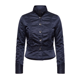 NATURAY  NR 立领尼龙光泽感修身复古休闲夹克外套Nylon Jacket