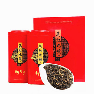 【英靖红牌】英红九号1959 英德红茶叶特级香型红茶叶罐装共300克