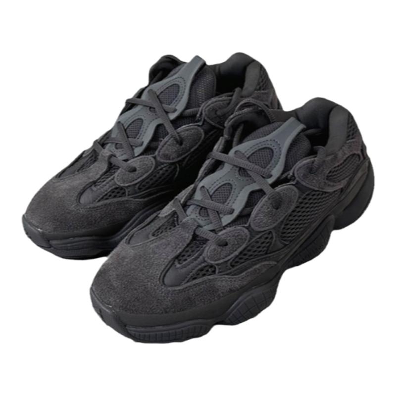 乐积运动 Adidas Yeezy 500椰子500纯黑黑武士跑步鞋F36640-2023