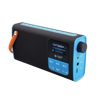 不见不散lv580无线蓝牙音箱便携插卡音响老人收音机随身听播放器