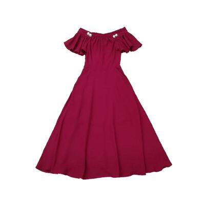 鲸鱼原创自制小飞袖大伞摆连衣裙