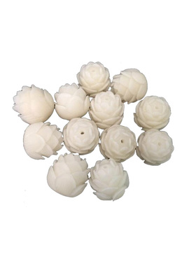 手工diy材料diy编绳白玉五层莲花