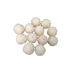 手工diy材料汉服配吊坠创意编绳车挂钥匙扣文玩白玉菩提五层莲花