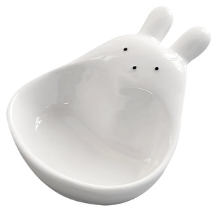 创意卡通小白兔蘸料碟ins家用调味碟醋碟番茄酱小吃碟油醋汁碟子