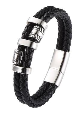 原创情侣钛钢未镶欧美潮流手链