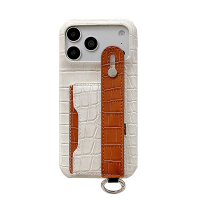 拼撞色腕带插卡包一体适用谷歌pixel11手机壳pixel10proxl保护套Googlepixel9a可装放卡8pro皮质7鳄鱼纹6壳5a