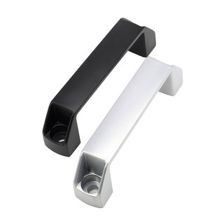 铝合金拉手尼龙型材配件手柄柜门方形抽屉隐藏式嵌入式暗装门把手