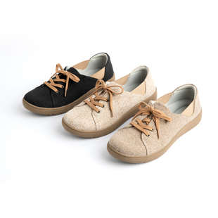 休闲舒适女鞋秋季大码拇指外翻软底防滑妈妈鞋宽胖脚轻便日本单鞋