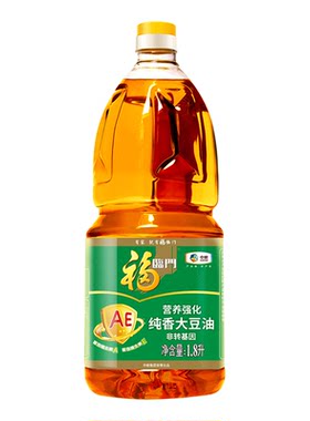 福临门强化AE纯香大豆油1.8L