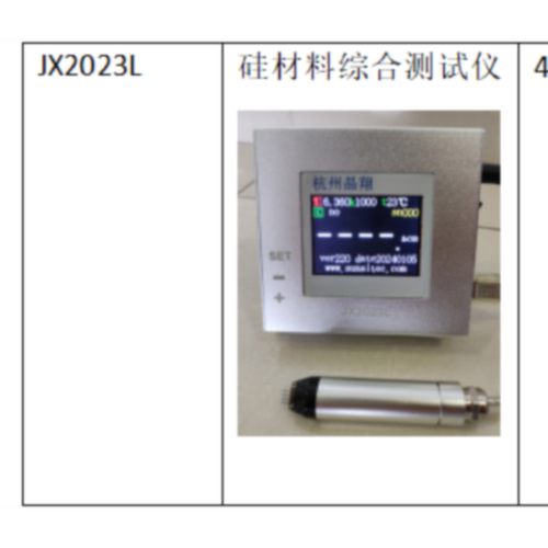 议价晶翔JX-2003L硅材料电阻测试仪，全新原厂，价格私聊