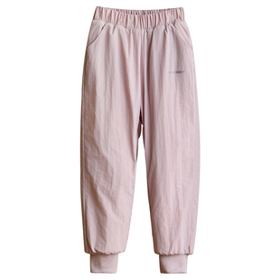 女童加绒加厚裤子冬季滑雪保暖裤男童裤超厚儿童一条过冬东北棉裤