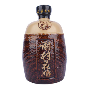陕西谢村花雕酒汉中特产谢村黄酒半甜型10度700m礼盒装