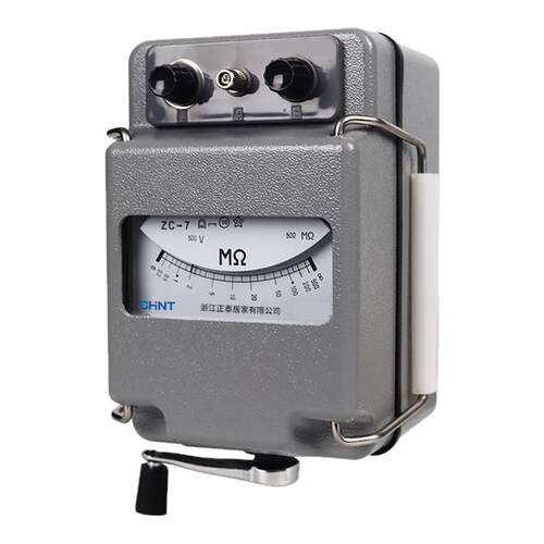 正泰摇表500v兆欧表zc25-3-4-7绝缘电阻检测试仪器电工专用2000v