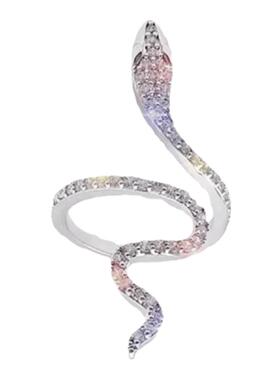 其他女合金轻奢满钻戒指蛇形