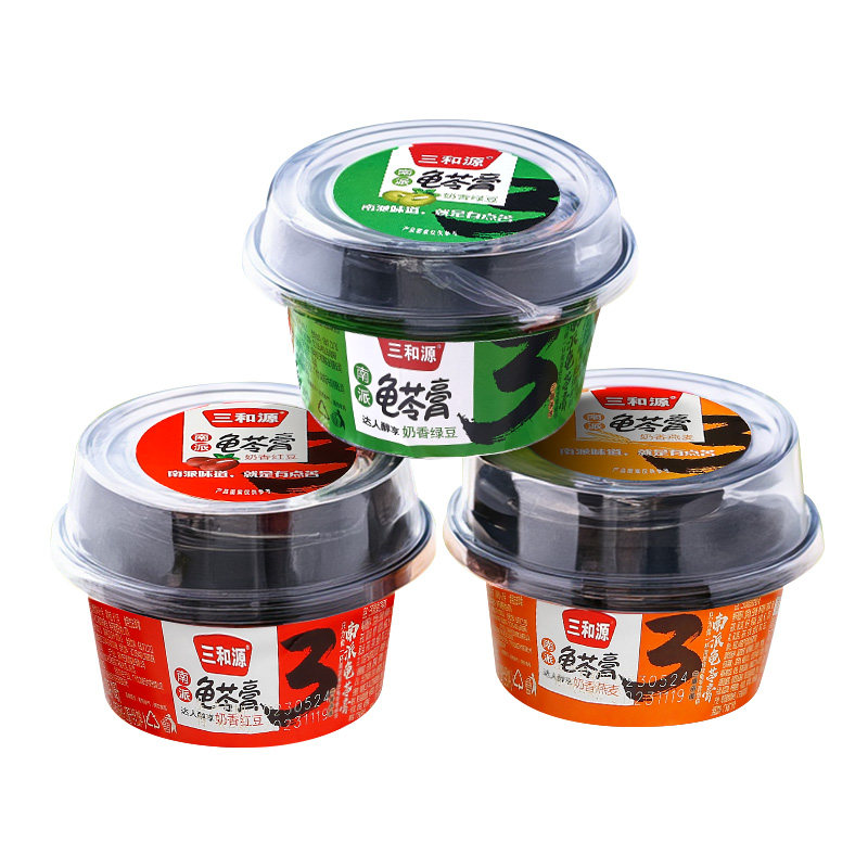 三和源红豆龟苓膏原味休闲零食非黑凉粉烧仙草果冻官方旗舰店