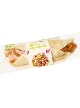 烘焙透明包装卷饼夹打包盒墨西