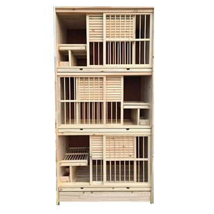 信鸽配对笼 赛鸽巢箱 全实木配对笼 信鸽足环 种鸽配对笼巢箱