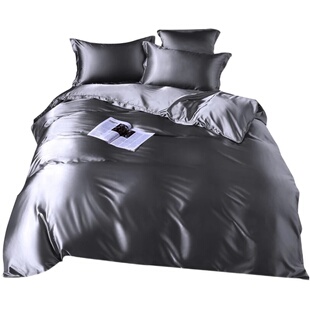 35姆米重磅宽幅无缝双面真丝四件套夏100桑蚕丝床单床笠被套枕套