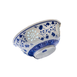 富玉陶瓷景德镇青花玲珑高温碗盘餐具套装家用2025新款釉下彩碗碟