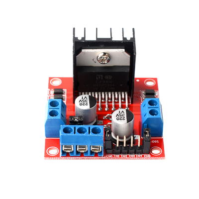 市场常用款l298n电机驱动板小巧