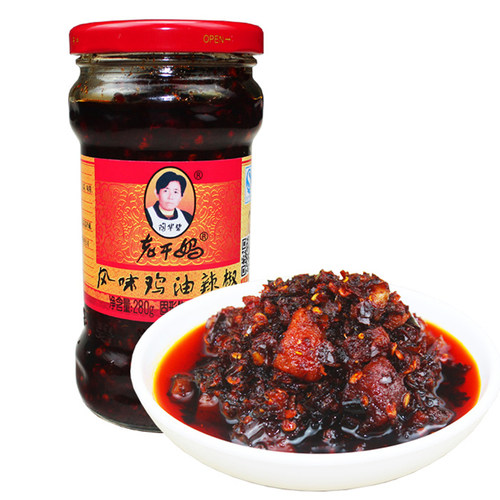 贵州特产老干妈风味辣子鸡油辣椒酱 鸡肉酱香辣麻辣下饭拌面调味