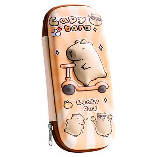 3D笔袋立体卡通图案男孩女孩炫酷网红文具袋大容量巨能装收纳铅笔橡皮尺子专用多功能文具盒学生创意笔盒耐摔