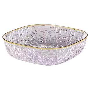 高级水果盘客厅上档次吐骨碟轻奢办公室加厚前台豪华高颜值零食盘