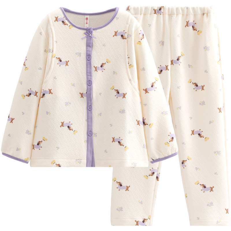 芬腾服饰月子服秋冬夹层抗菌睡衣