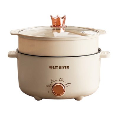 家用全自动电炒锅爆炒一体炒菜锅多功能电煮锅宿舍煎炒蒸煮电火锅