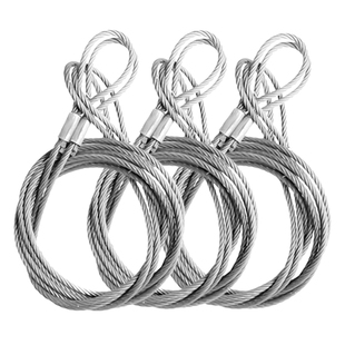 沪工压制钢丝绳起重吊索具吊绳拖车货车专用吊具拉绳行车钢丝绳子