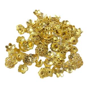 藏银镀金款 花托隔片混装包手链项链配件DIY水晶文玩设计材料配饰