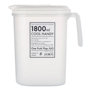日本进口YAMADA塑料冷热水壶带盖耐高温1800ml家居用品家用食品级