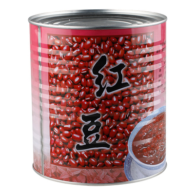 名忠红豆大罐头奶茶烘焙原料糖水