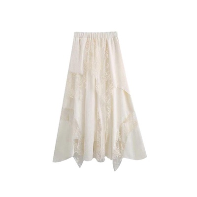 不规则白色蛋糕裙也太好看了~