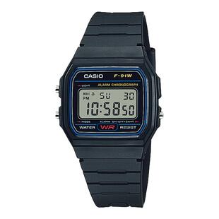 卡西欧(CASIO)手表男女款F91W-1全数字防水夜光复古电子学生手表