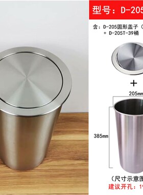 新款厨房台面嵌入式大号不锈钢盖子洗手台隐藏式圆形装饰盖黑色i.