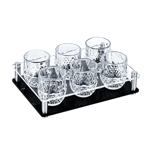 创意白酒杯一两二两烈酒杯家用套装轻奢高档无钱玻璃小酒杯一口杯